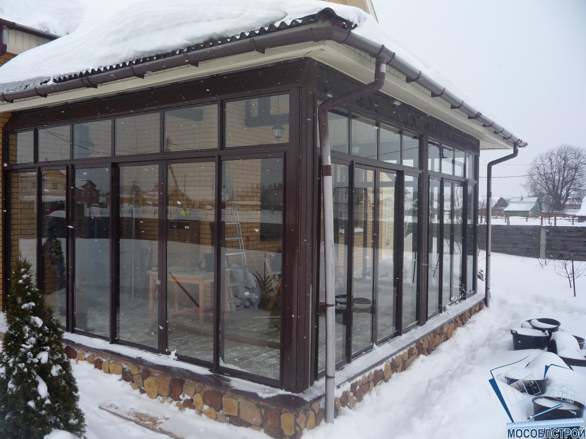 Панорамное остекление коттеджа